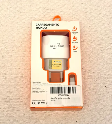 Carregador fonte tipo c