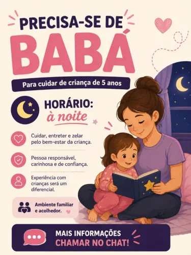 Precisa-se de babá 