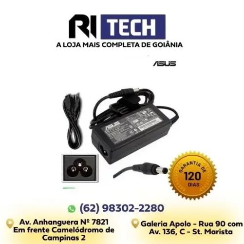Fonte Carregador Notebook ASUS 19V 3.42A Varejo e Atacado