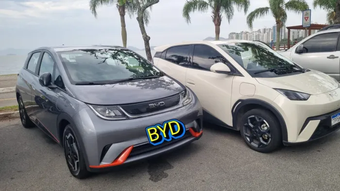 Aluguel de carro elétrico BYD Dolphin GS