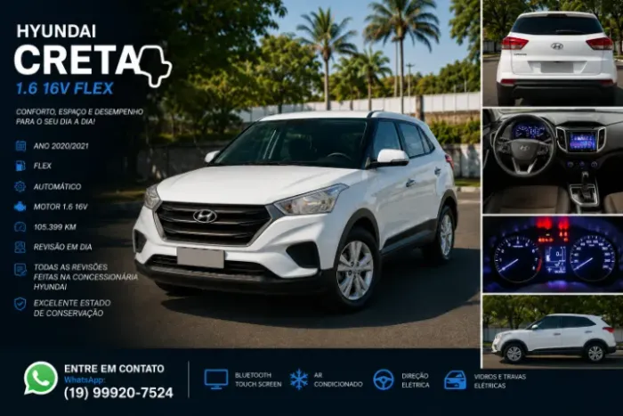 Hyundai Creta Attitude 1.6 16V Flex Aut. 2021