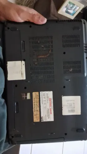 Notebook retirada de peças