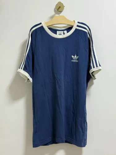 Adidas 3 Stripes Original Azul Raridade M