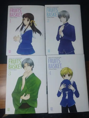 COLEÇÃO!!! FRUITS BASKET 1-4 edição de colecionador