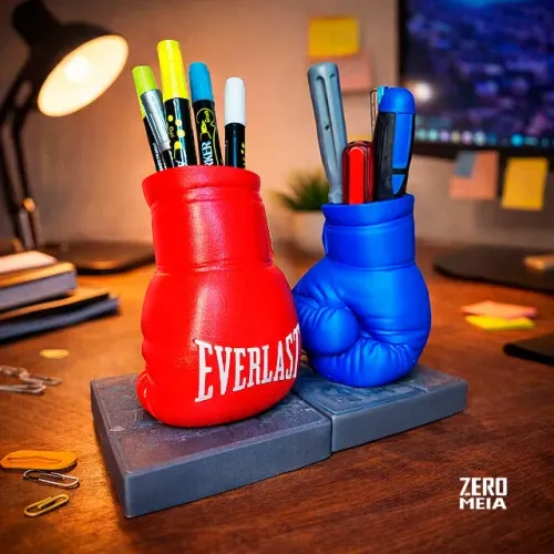 Luva de Boxe Estilizada - Peça Decorativa Premium 3D