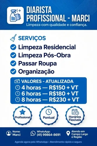 Precisando de diarista
