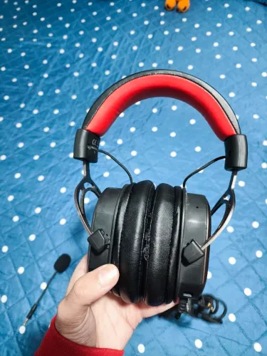 Headset Havit gamer com microfone removível + cabo P2/P3