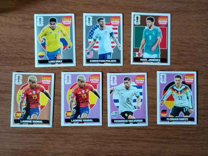 Figurinhas Extra legend da Copa 2026