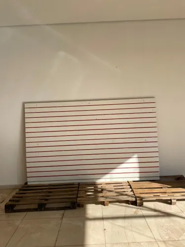  Kit Painel Canelado Branco em MDF para Colocar Produtos Ou Diversos 