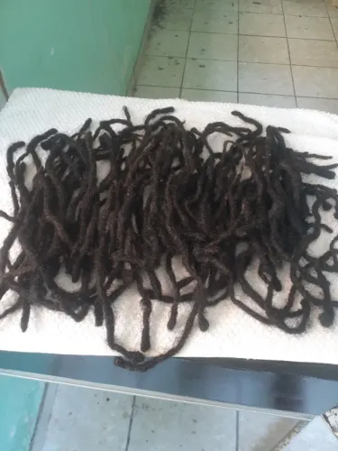 Cabelo dreds humano fino
