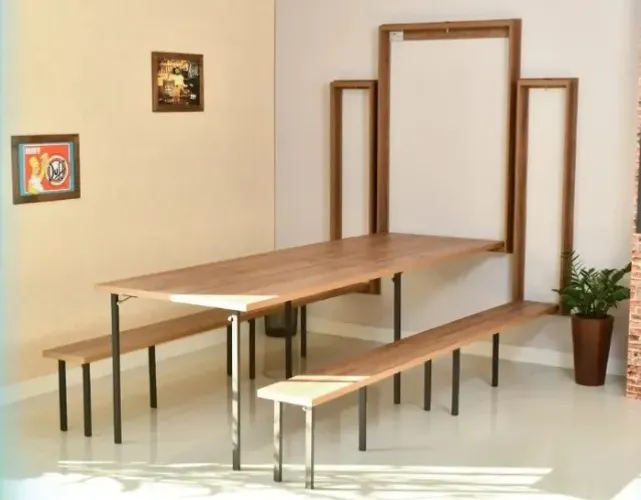 Mesa dobrável de parede