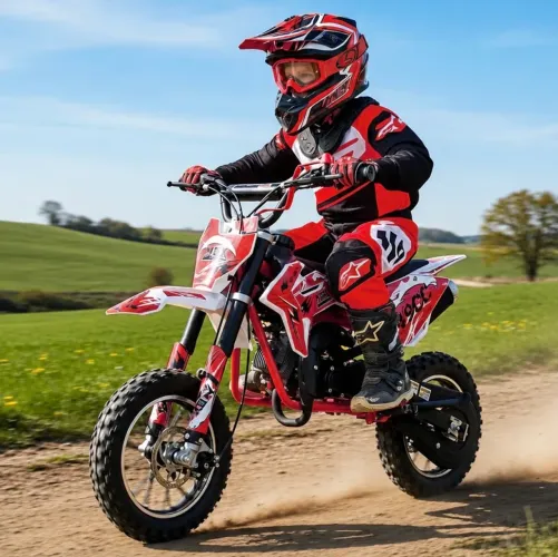Mini moto de trilha NA CAIXA!