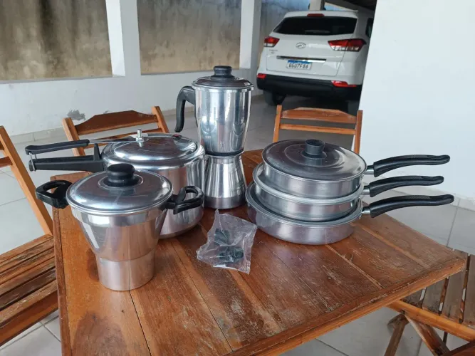 KIT DE PANELAS DE ALUMÍNIO (ENTREGA GRÁTIS)