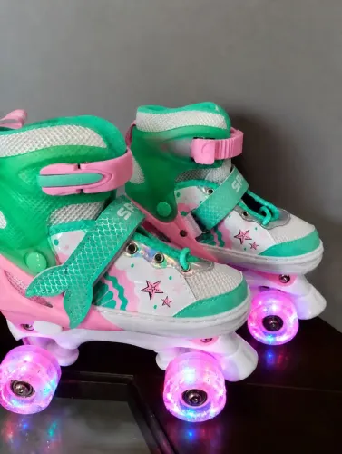 Patins sereia tamanho regulável 28 ao 38