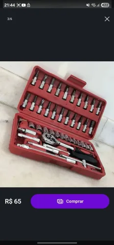 Caixa de ferramenta 45 peças 