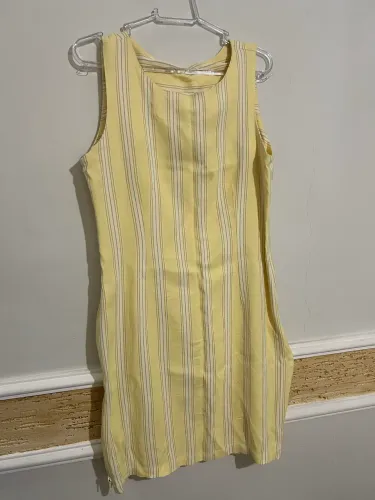 Vestido tubinho amarelo manteiga - TAM. M