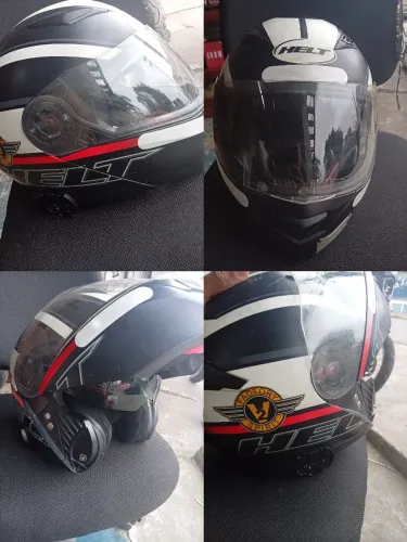 Capacete helt articulado