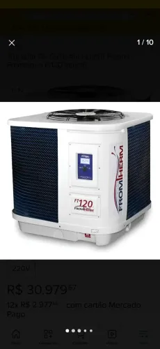 Trocador de calor ft120 220v novo lacrado