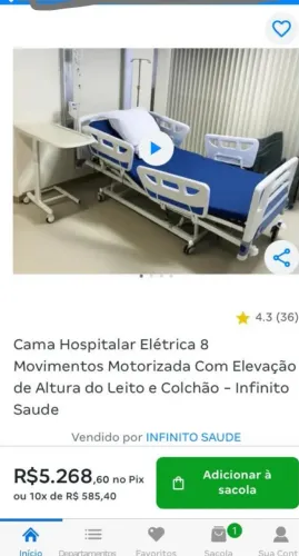 Cama hospitalar