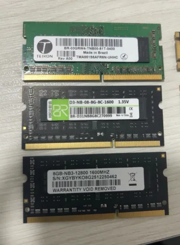 Peças notebook