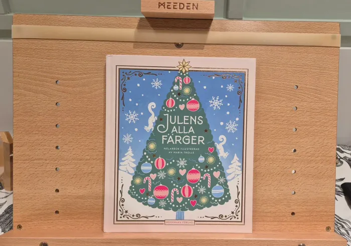 Julens Alla Farger Livro Colorir Natal Maria Trolle
