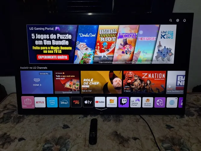 Smart tv LG 4k 50 polegadas funcionando perfeitamente 