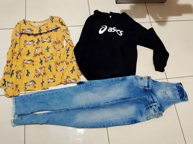 Lote de roupas infanto juvenil