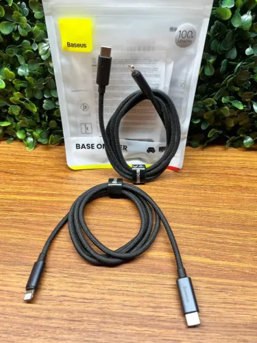 Cabo Baseus USB-C para Lightning (iPhone) - Carregamento Rápido e Durável, Entrega Grátis
