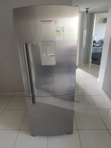 Geladeira Brastemp x Inverse Frost Fre painel digital gelando perfeitamente vendo entrego