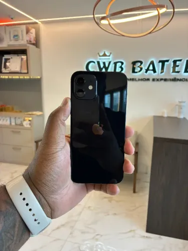 iPhone 12 128GB Preto 94% - Loja Fisica
