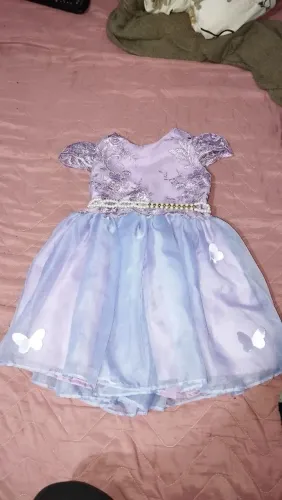 Vestido menina lilás 