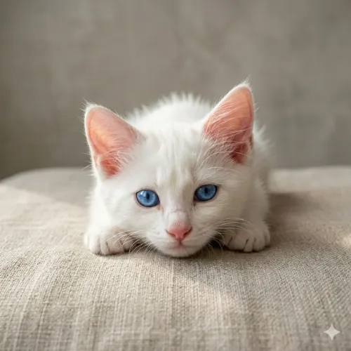 Filhote Fêmea de Gato Angora 
