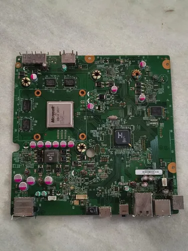 Placa Mãe Xbox 360 Super Slim Sucata Conector Componentes