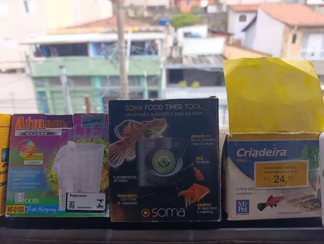 Aquário acessórios 
