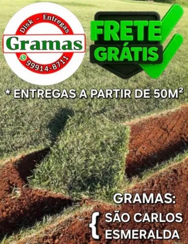 Gramas São Carlos e Esmeralda. Entregas a partir de 50 metros