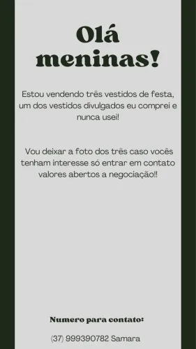 Vestidos de festa 