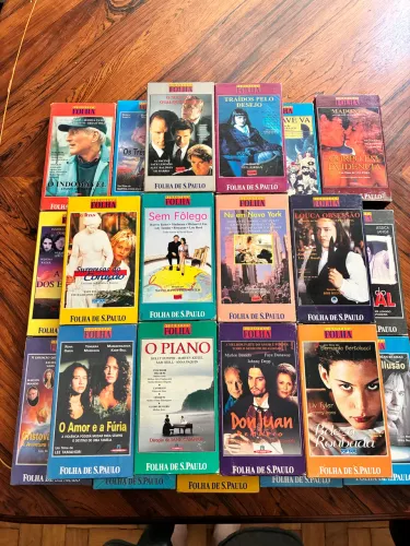 lote de fitas VHS 