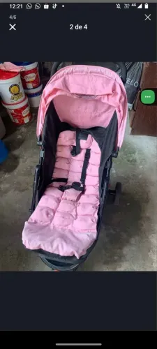 Carrinho de bebe menina