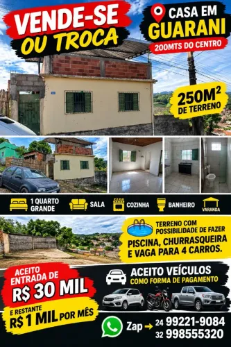 CASA EM GUARANI MG