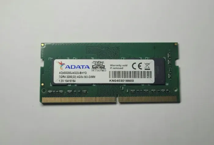 Memória RAM 4GB DDR4 3200MHz notebook