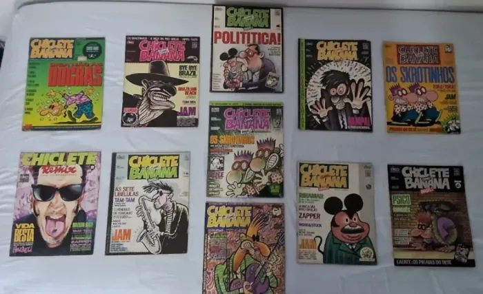 LOTE REVISTAS CHICLETE COM BANANA 11 Edições Ótimo estado!