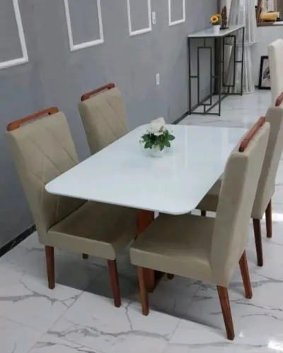 Mesa de jantar 4 lugares luxo Pronta entrega 