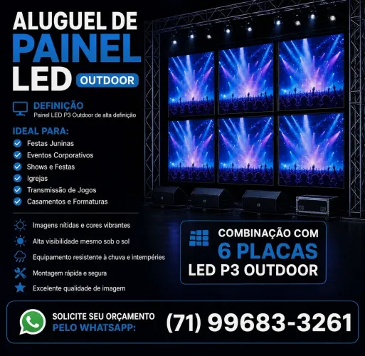 Aluguel Painel de Led P3