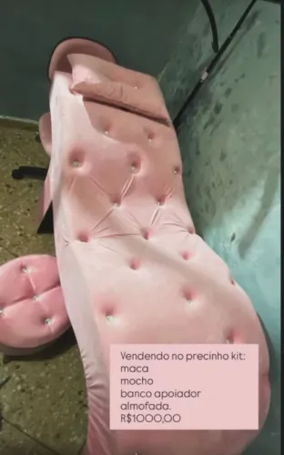 Vendo uma maca de fazer cílios e etc em ótimo estado apenas 3 meses de uso
