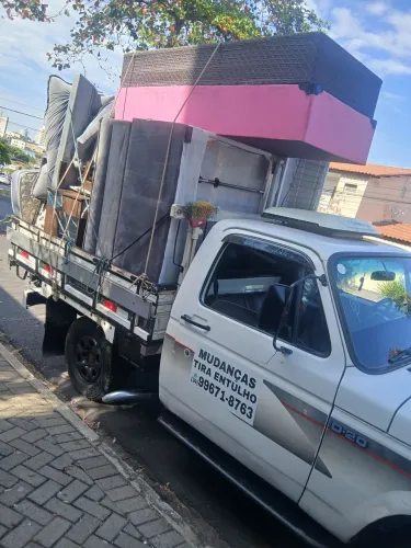 Mudança. Tira entulhos 