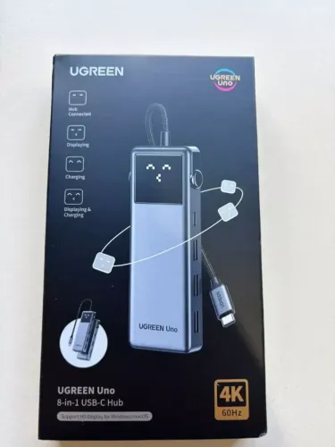 Hub USB-C Ugreen Uno 8 em 1 - Novo / Nunca Usado