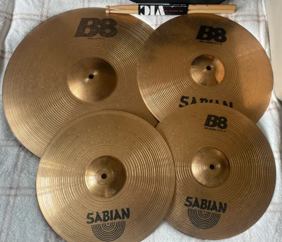 Kit Pratos de bateria Sabian B8