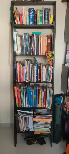 Estante para Livros Preta Tok & Stok 1,90x0,54