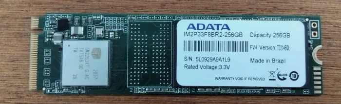 SSD NVME 256GB - Adata - Em Excelente Estado