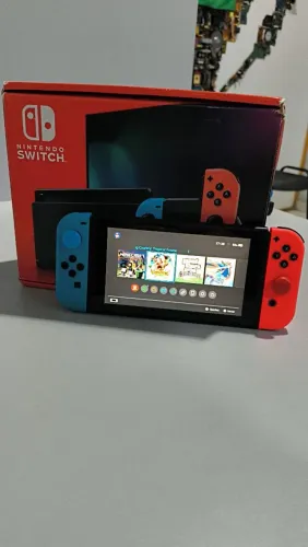 NINTENDO SWITCH V2+128GB DESBLOQUEADO